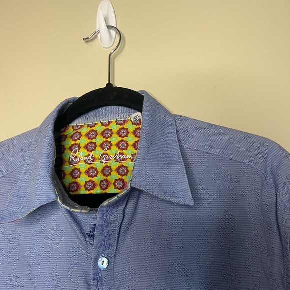 Robert Graham Flip Cuff Embroidered Button Down - Picture 6 of 16
